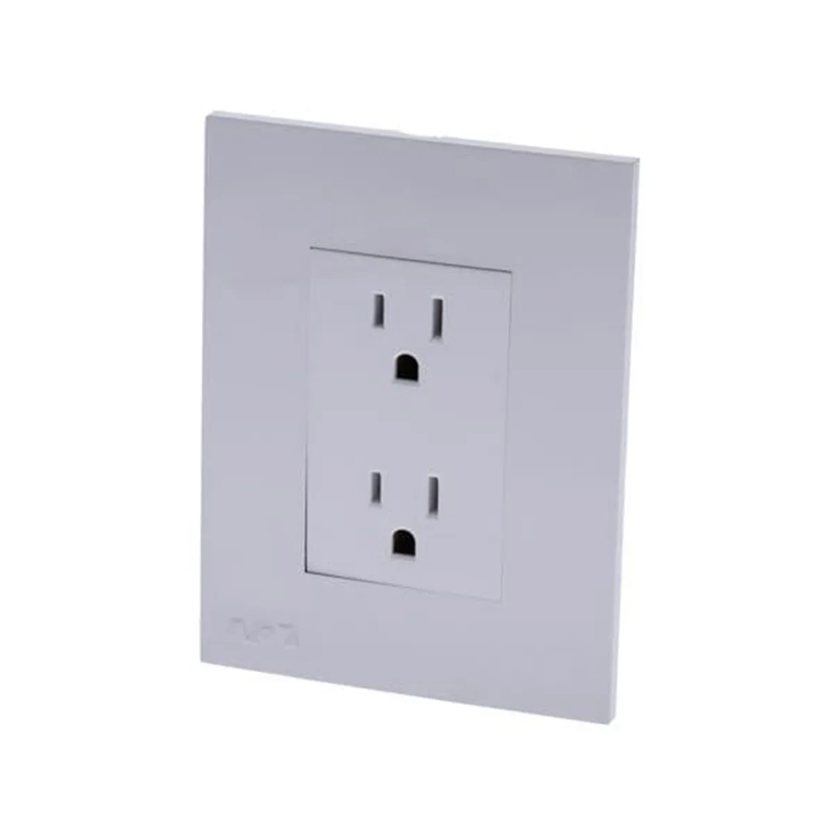 Toma doble integral Nova blanco 15A/127V