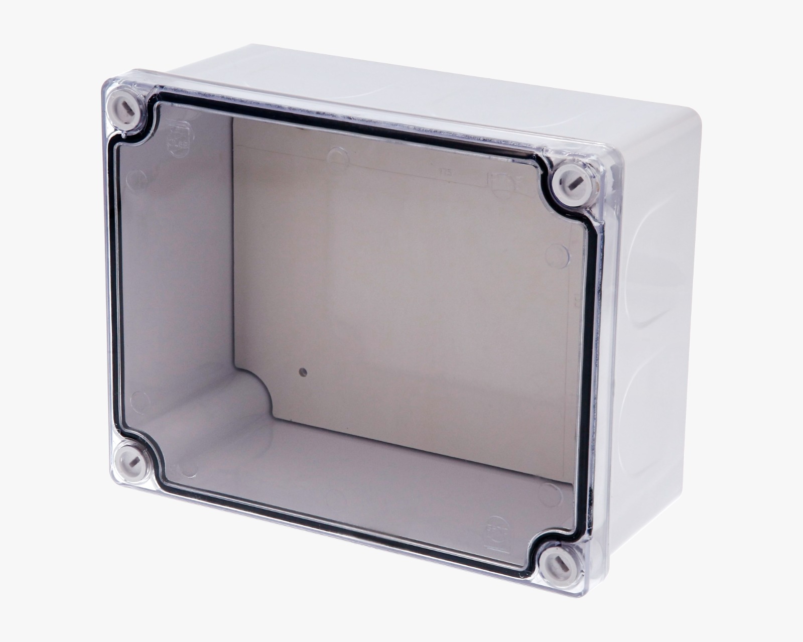 Caja hermética con tapa transparente 14×18 cm